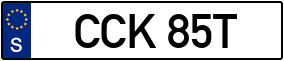 Truck License Plate